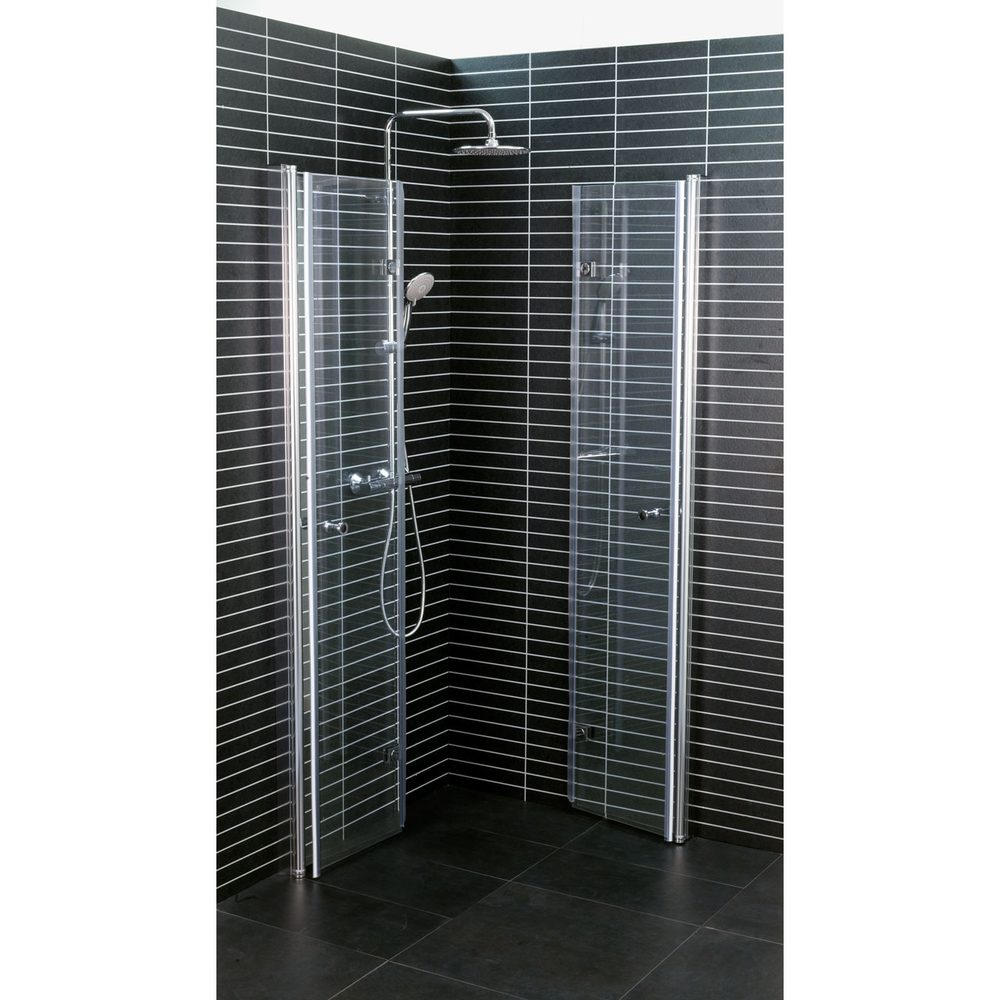 Duschhörn Arrow Twice Corner Klarglasx700x1100xVänster: 700 mm, Höger: 1100 mm
