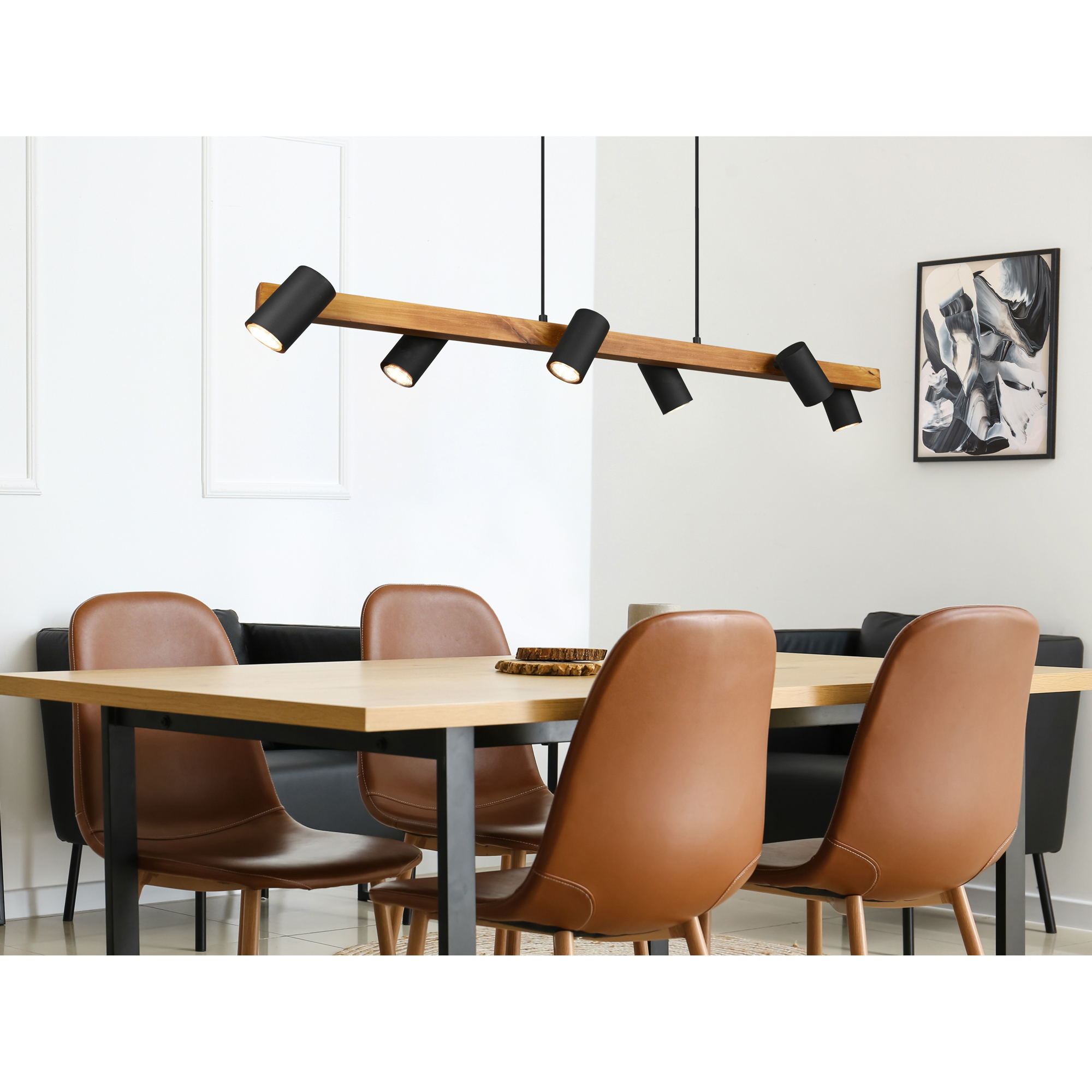 Taklampa Trio Marley 6L 115 cm GU10