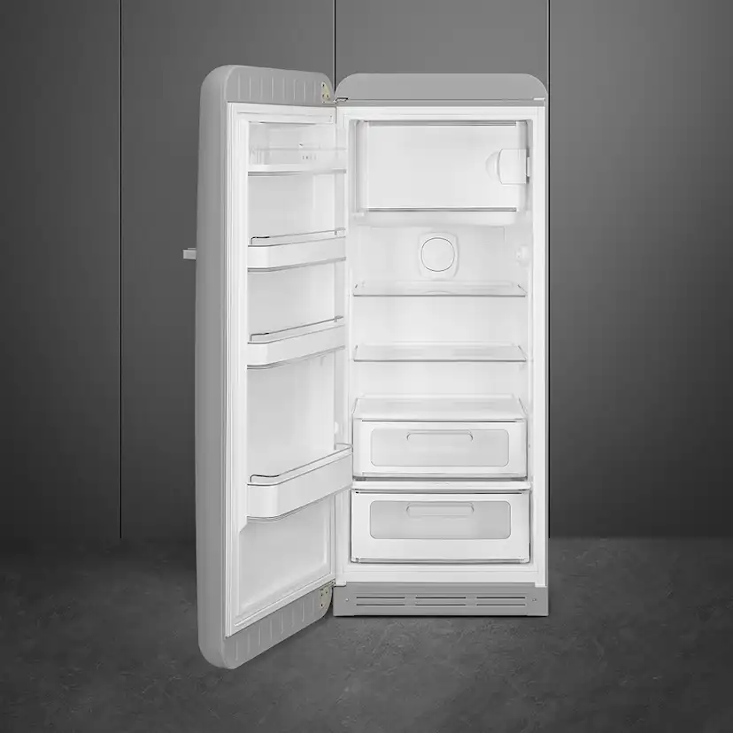 Kylskåp med frysfack Smeg FAB28LSV6 Silver 50's Style