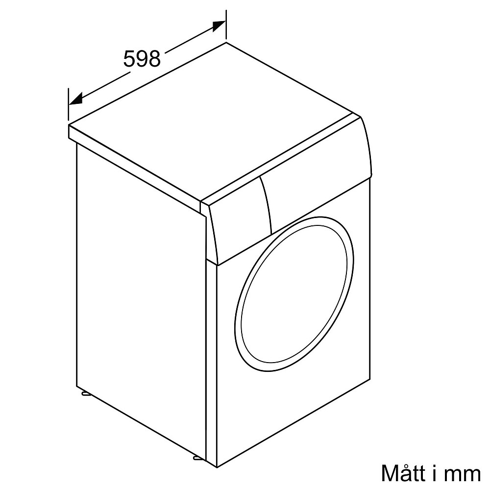 Tvättmaskin Bosch WGB244A0SN Serie 8
