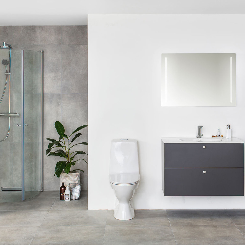 Contura Shower Showerama 10-4 duschvägg för rund Duschhörna: B=90cm, L=9 Mått: 900x900x2000 mm
