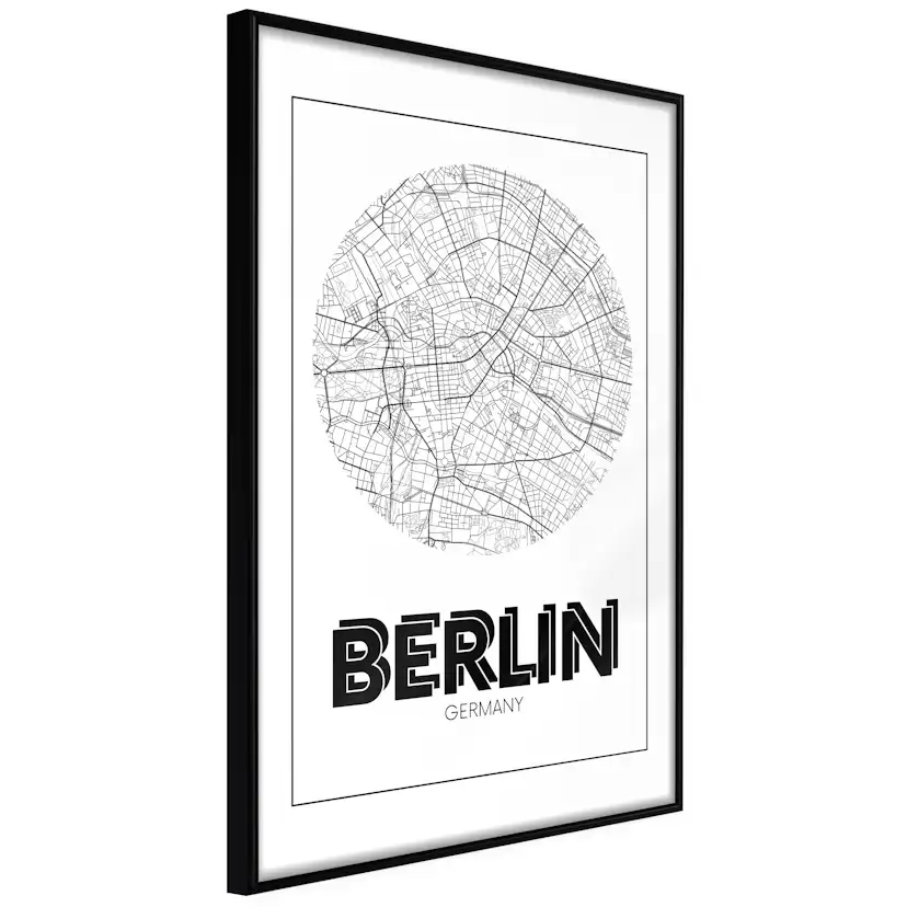 Poster Artgeist Affisch Retro Berlin