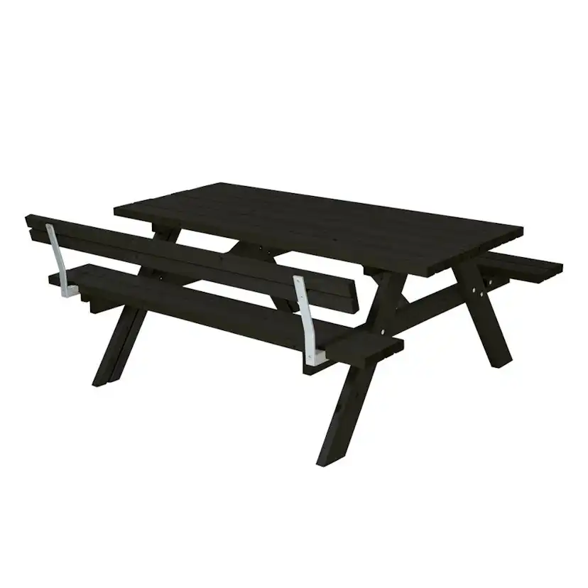 Picknickbord PLUS Svart Utomhus