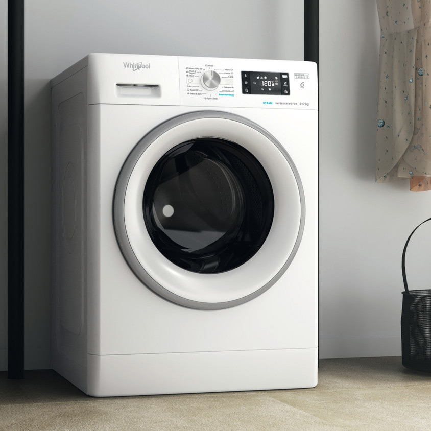 Tvätt-/Torkmaskin Whirlpool Kombi FFWDB 976258 SV EE