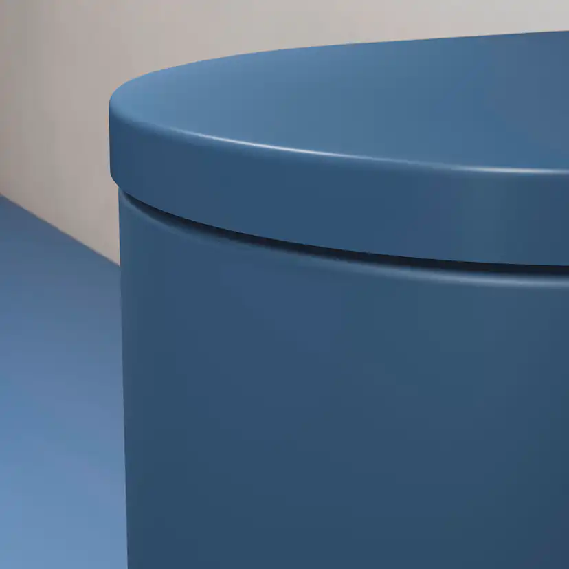 WC vägg, Ytterfärg Parlourblå Matt 570 mm Parlourblå