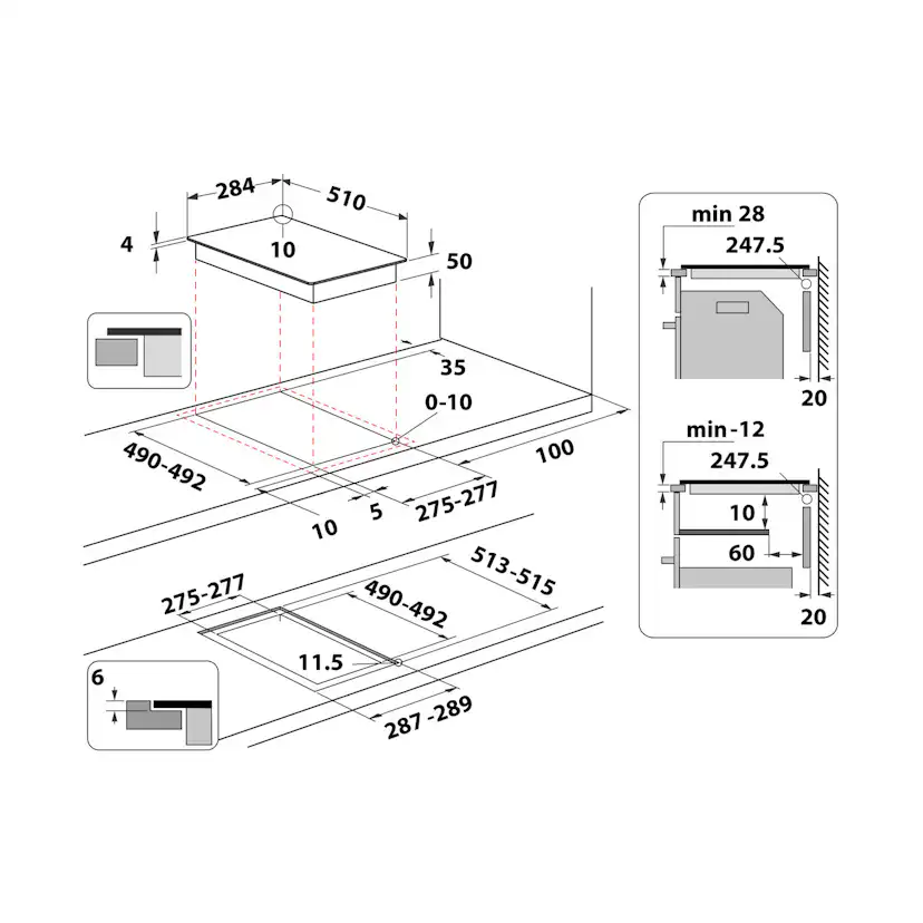 Induktionshäll Whirlpool WS Q0530 NE