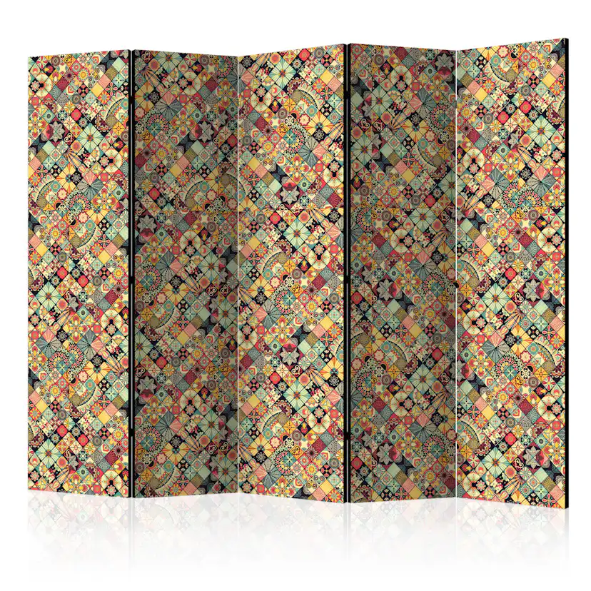 Rumsavdelare Skärmvägg Arkiio Rainbow Mosaic II 225x172 cm