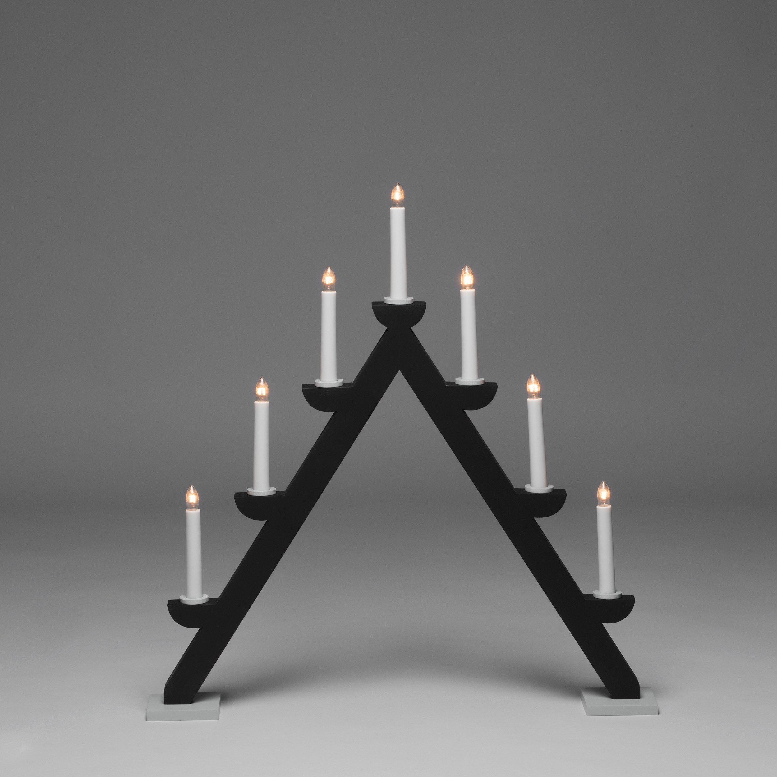 Adventsljusstake Gnosjö Konstsmide Trä 7L