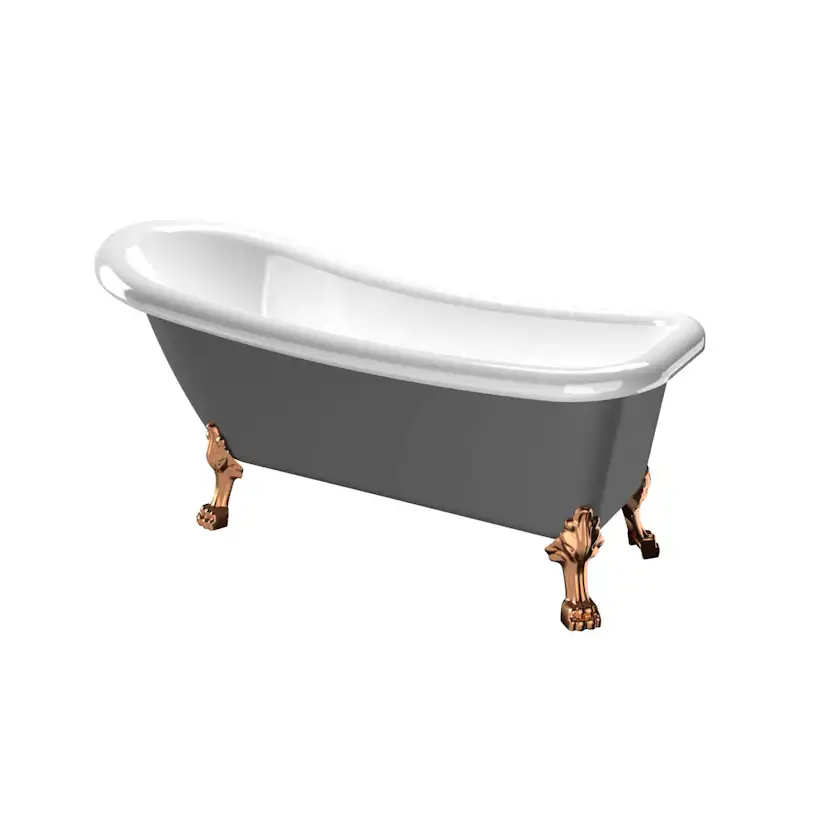 Tassbadkar Bathlife Ideal Grå