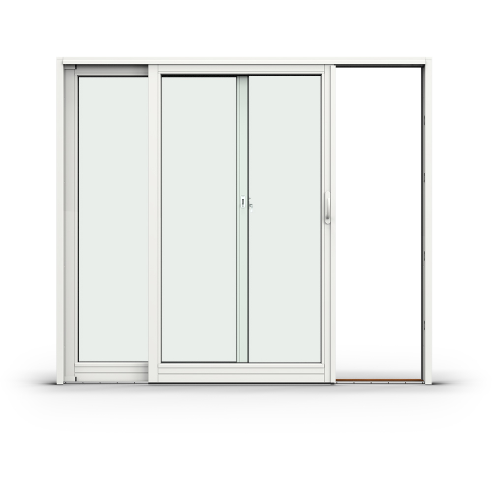 Skjutdörr NorDan NTech Aluminium 2-Delad
