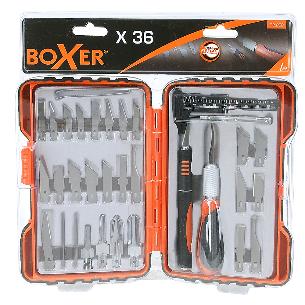 Hobbyknivsats Boxer 36-delar