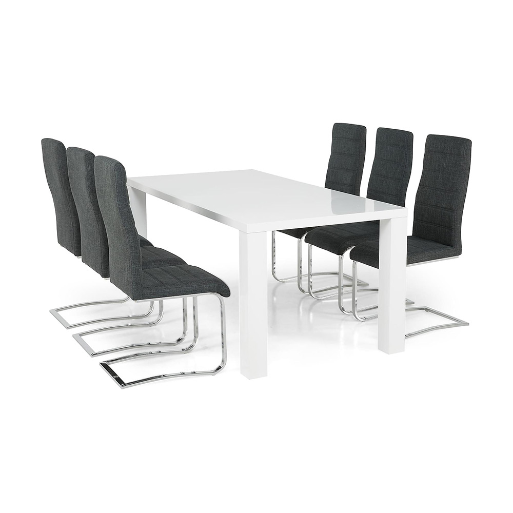 Matgrupp In Living Cibus med 6 Cibus Stolar