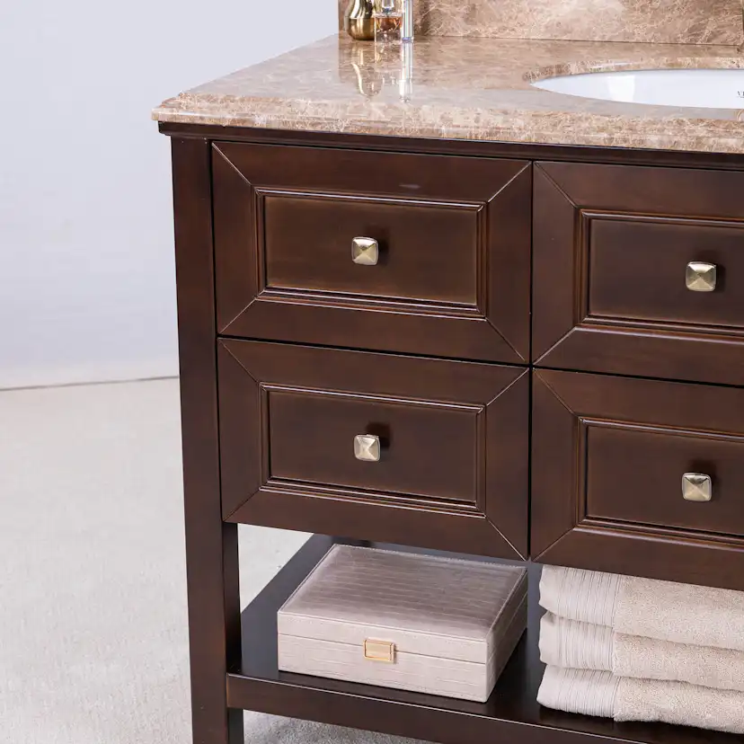 Tvättställsskåp Vesani Utah Beige Marmor
