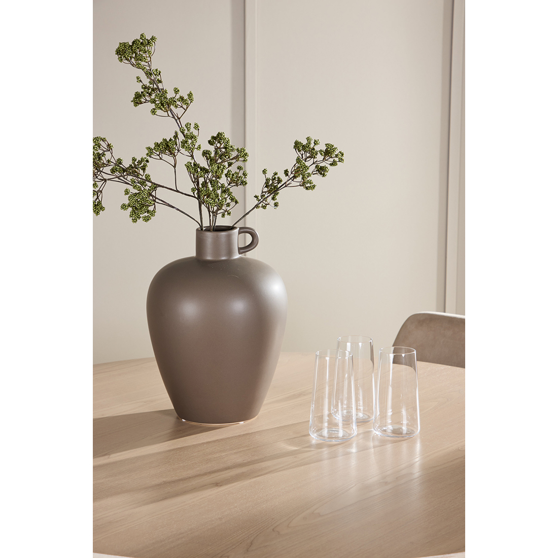 Matgrupp Venture Home Flora Ø120 cm med 4st Night Matstolar