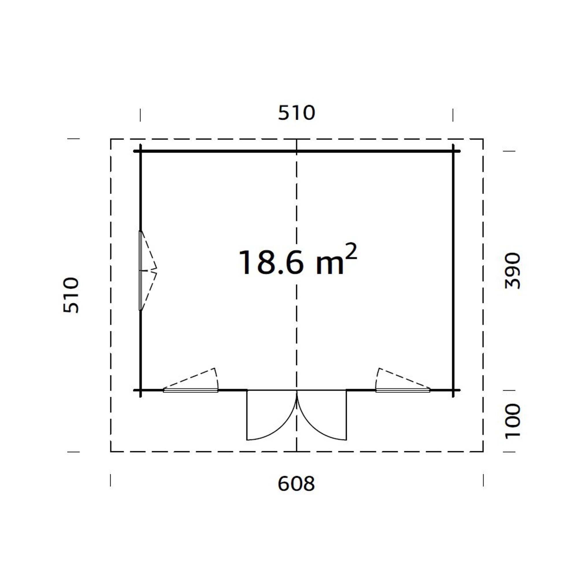 Stuga Palmako Helena 19,9 m2