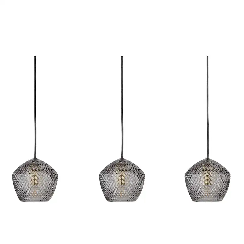 Taklampa Nordlux Orbiform 3-Pendel Rökfärgad