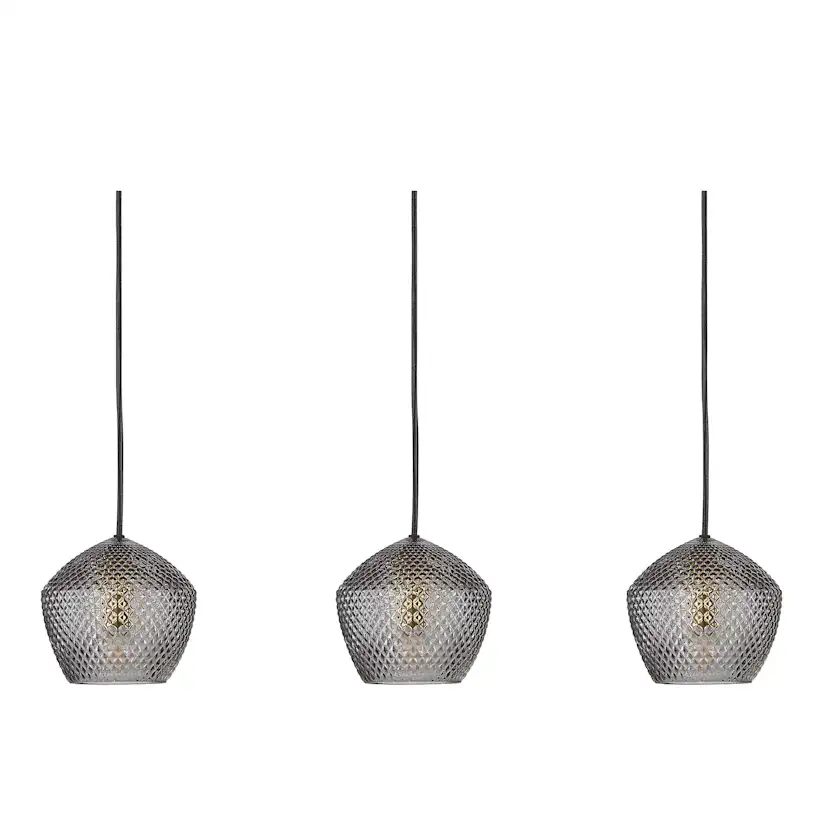 Taklampa Nordlux Orbiform 3-Pendel Rökfärgad