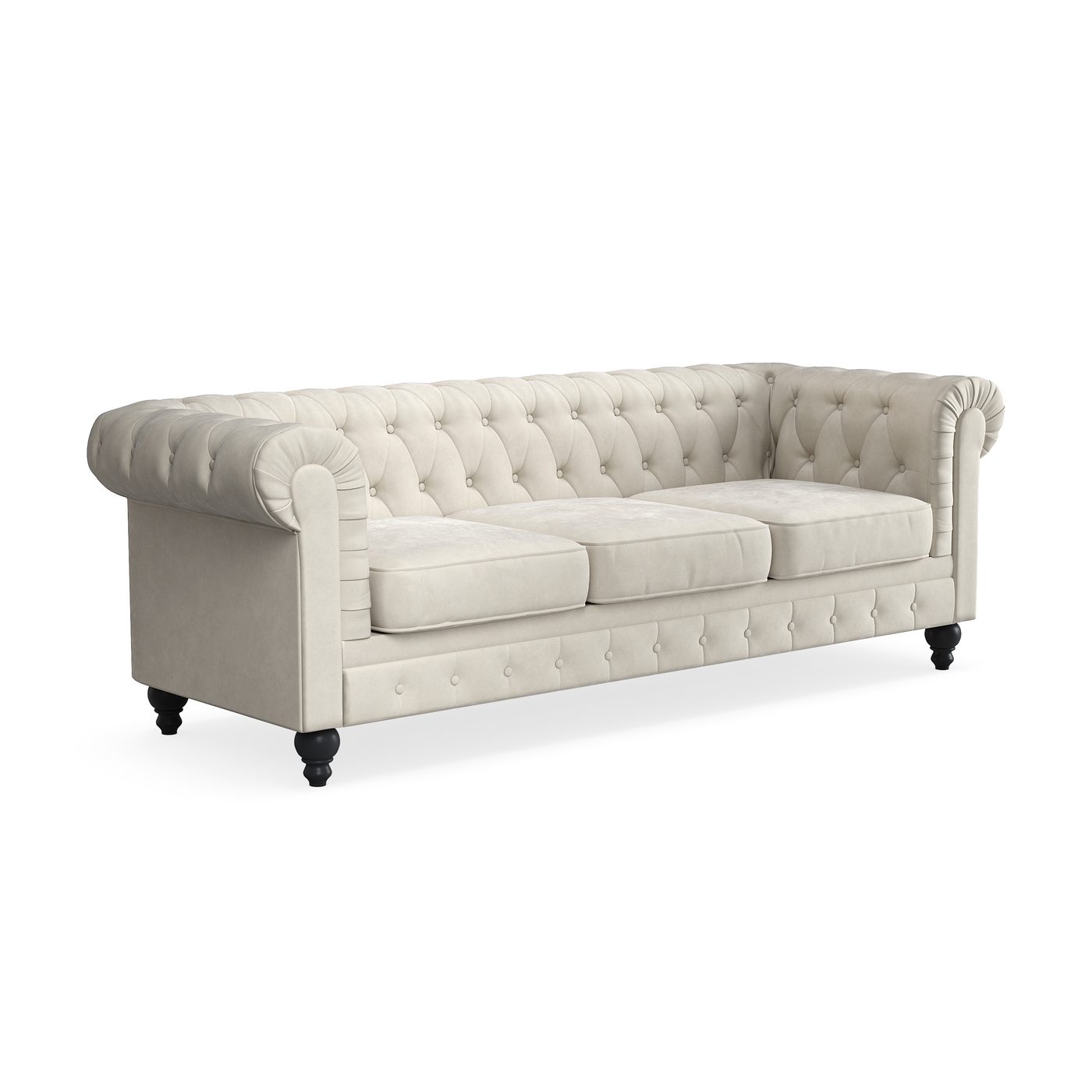 Soffa Manor House Chesterfield Lyx 3-sits Beige