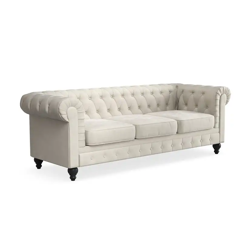 Soffa Manor House Chesterfield Lyx 3-sits Beige