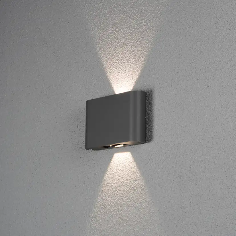 Vägglykta Gnosjö Konstsmide Chieri Justerbar Spridning LED 2X6W