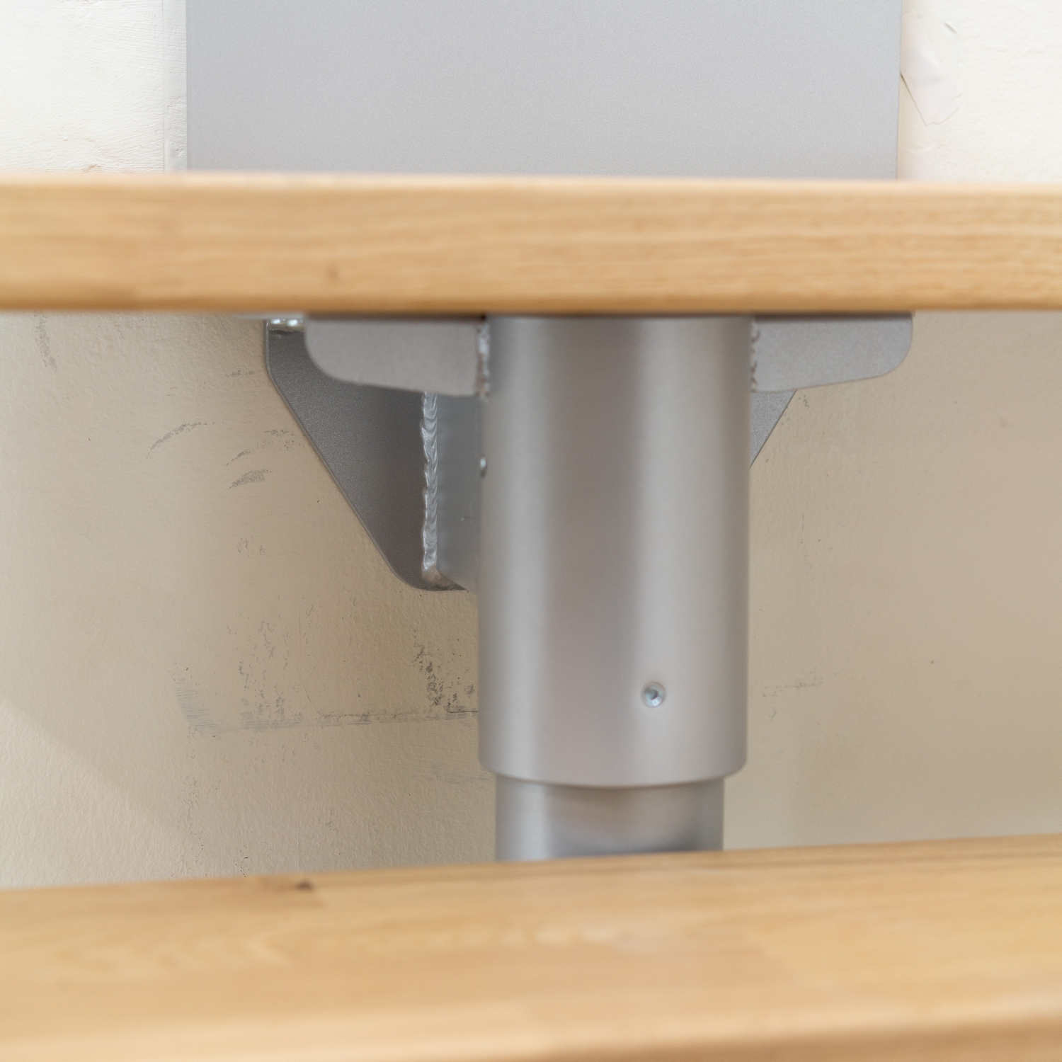 DUBLIN ek steg 1/4 svängd pearl grey CLASSIC II räcke 11T 71 Grå, LxB: 1890x710 mm
