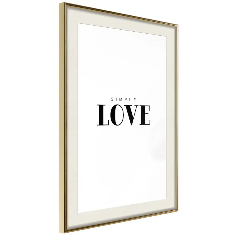 Poster Artgeist Affisch Simple Love