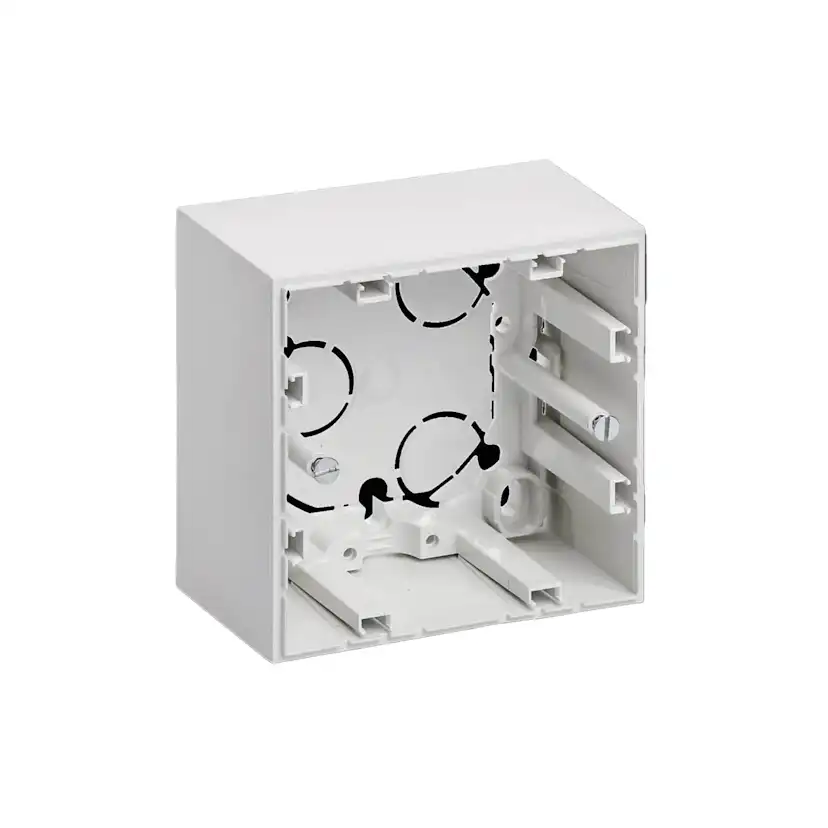 Förhöj ram 1-fack hög Vit Vit (RAL 9010)