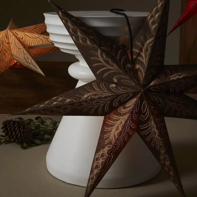 Celeste star Brown gold 60cm Brun
