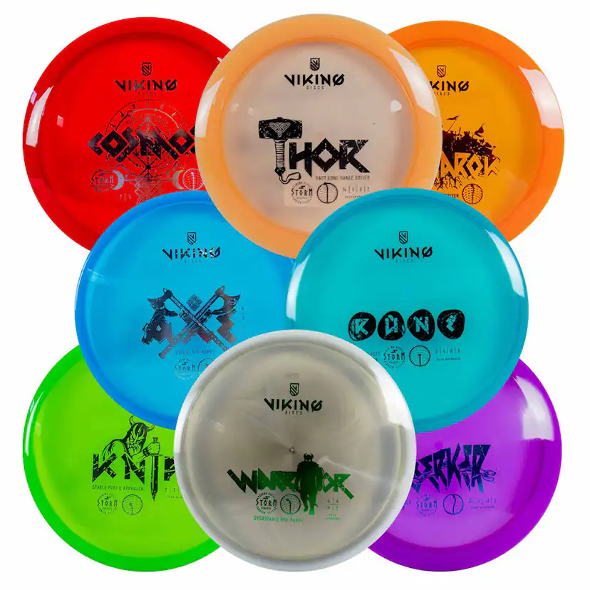 Frisbeegolf Viking Discs Storm Original 8-Disc Set