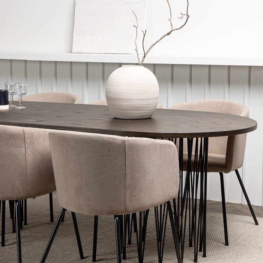 Matgrupp furniture/fashion Stone med 6 Berit Stolar