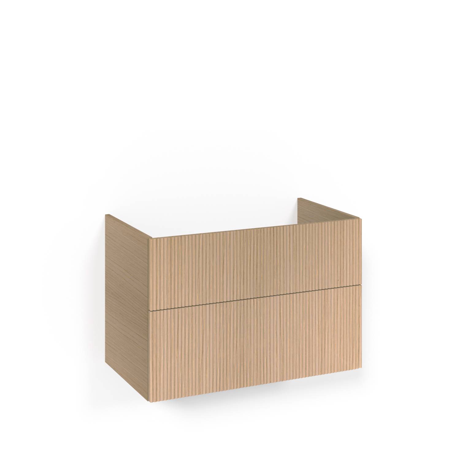 Crown Udel 80x45 Lj.Ek Li PO Bredd: 800,  Ljus Ek, Handtag: Push-Open, 800x460 mm