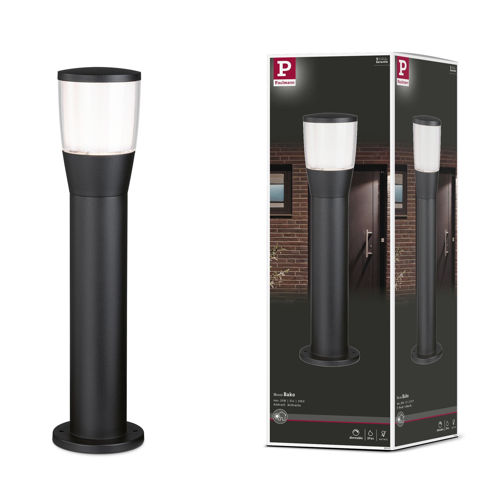 Pollare LED Paulmann Bako Seawater Resistant IP44 230V E14
