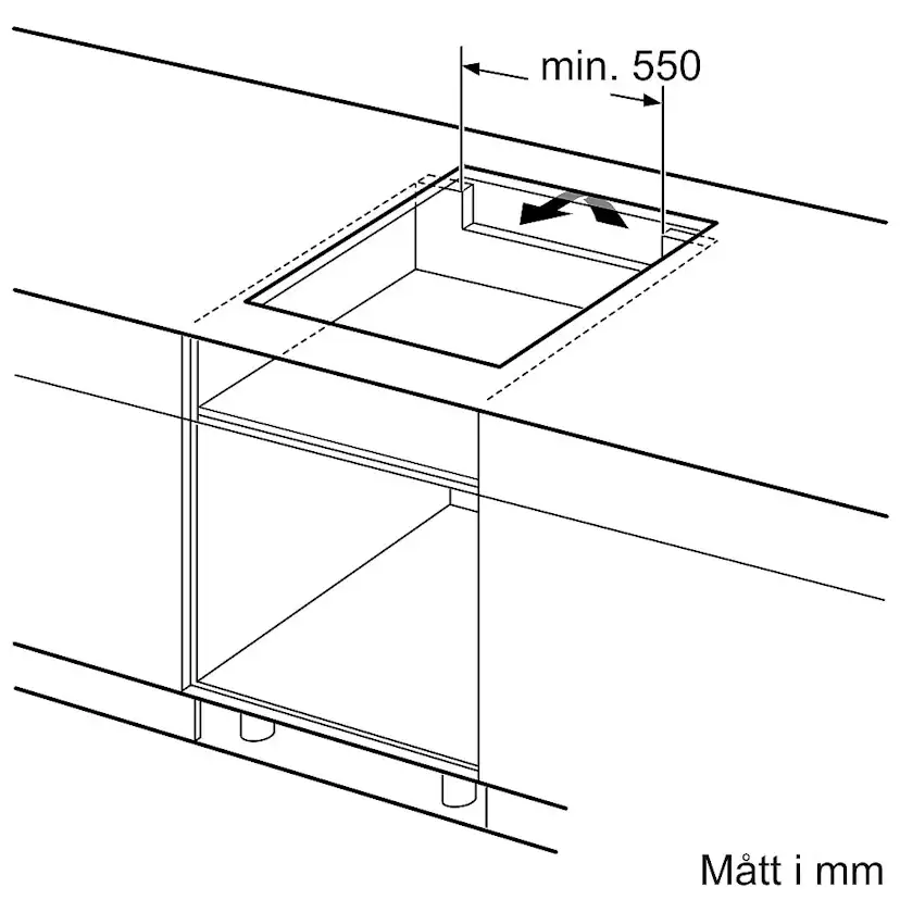 Induktionshäll Bosch PIE61ABB5E Series 4 60 cm