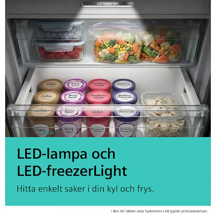 Kyl över frys Siemens KG49N4XAF