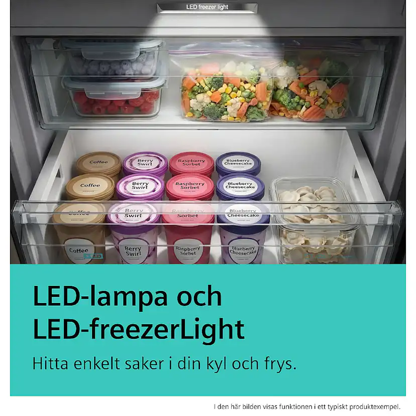 Kyl över frys Siemens KG49N4XAF