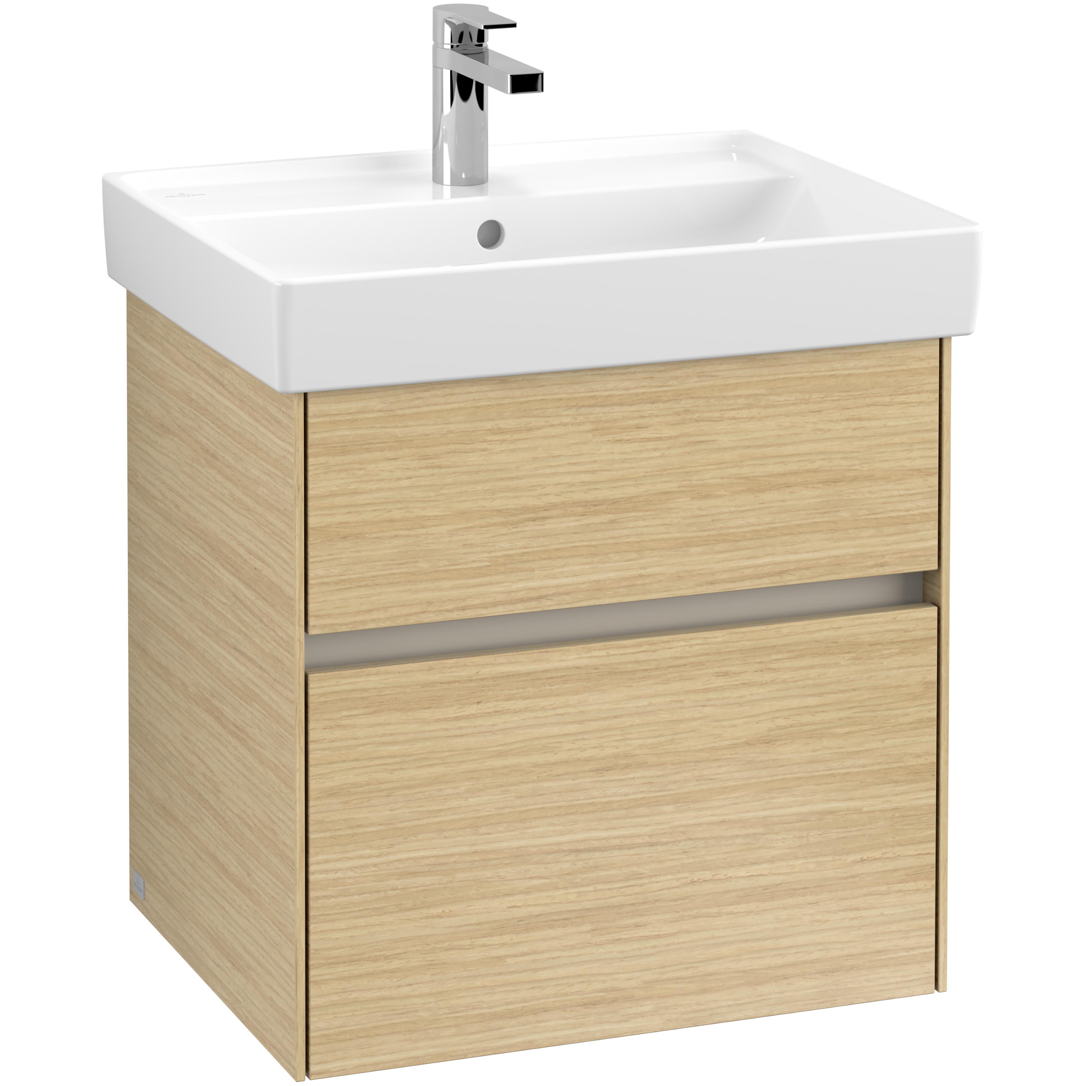 Tvättställsskåp Villeroy & Boch Collaro med 2 Lådor för Inbyggt Tvättställ
