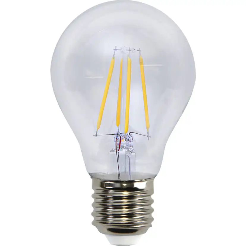 LED-lampa Star Trading E27 A60 Klar Dimbar 4W