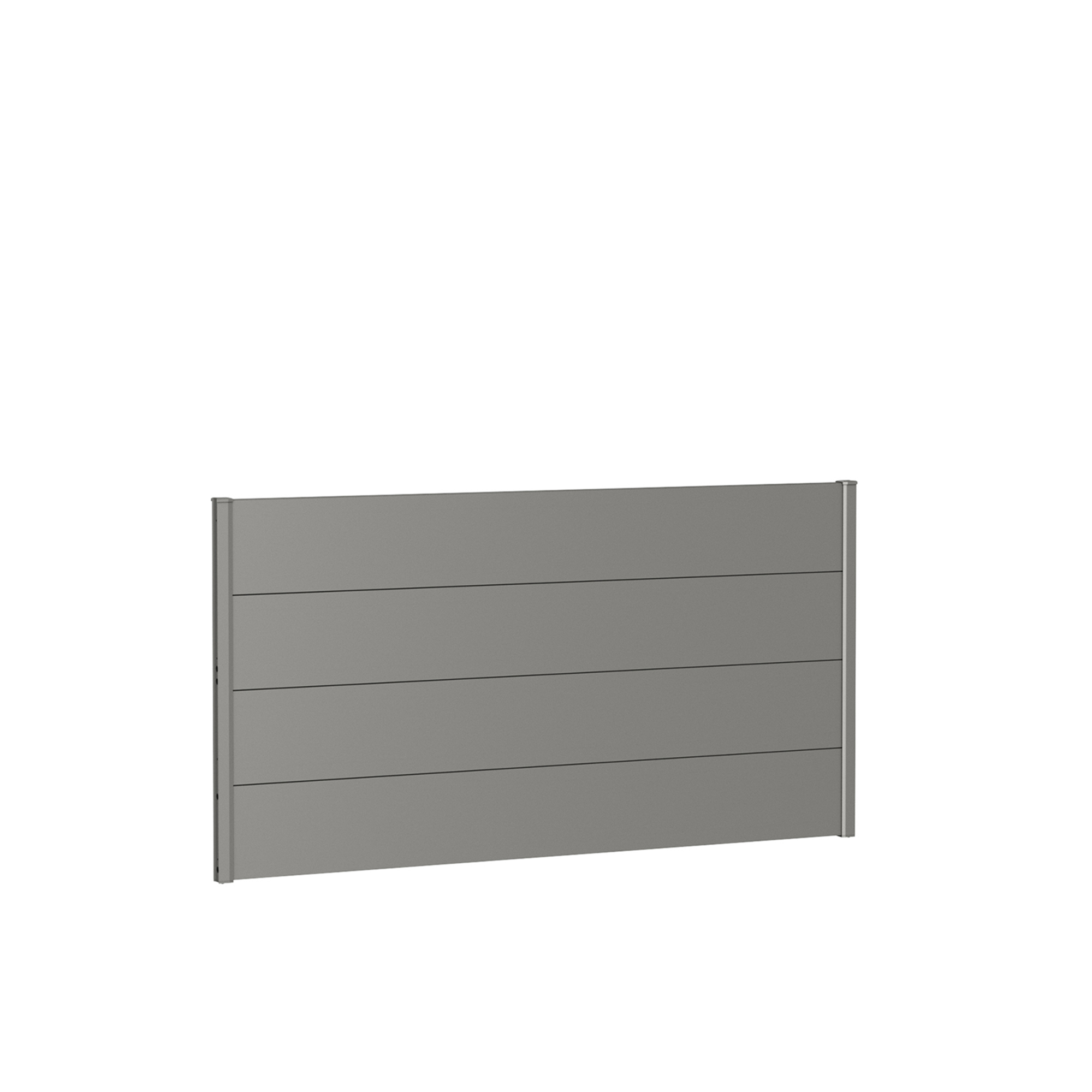 Väggpanel för Skärmvägg utan akrylglas 180x90 metallic kvart Kvartsgrå