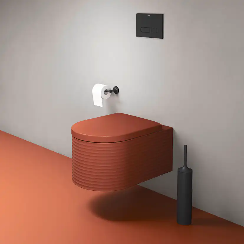 Vägghängd Toalettstol Duravit Millio Grooves