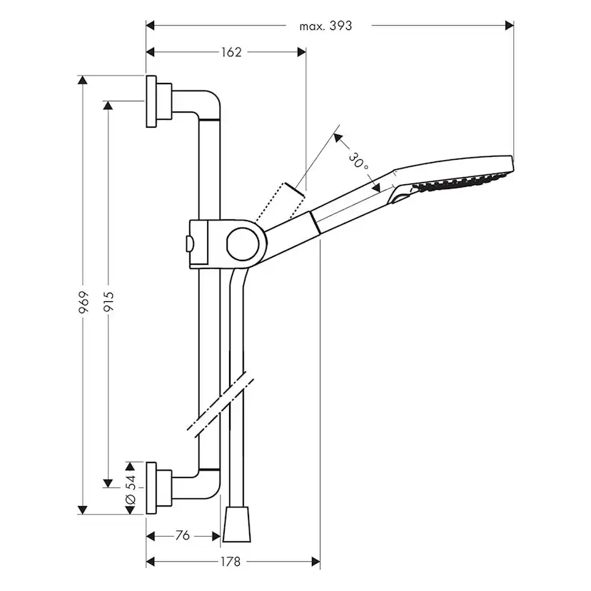 Duschset Axor Citterio 120 3jet Select