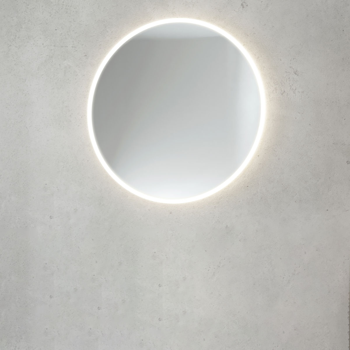 Spegel Hafa Store Rund LED