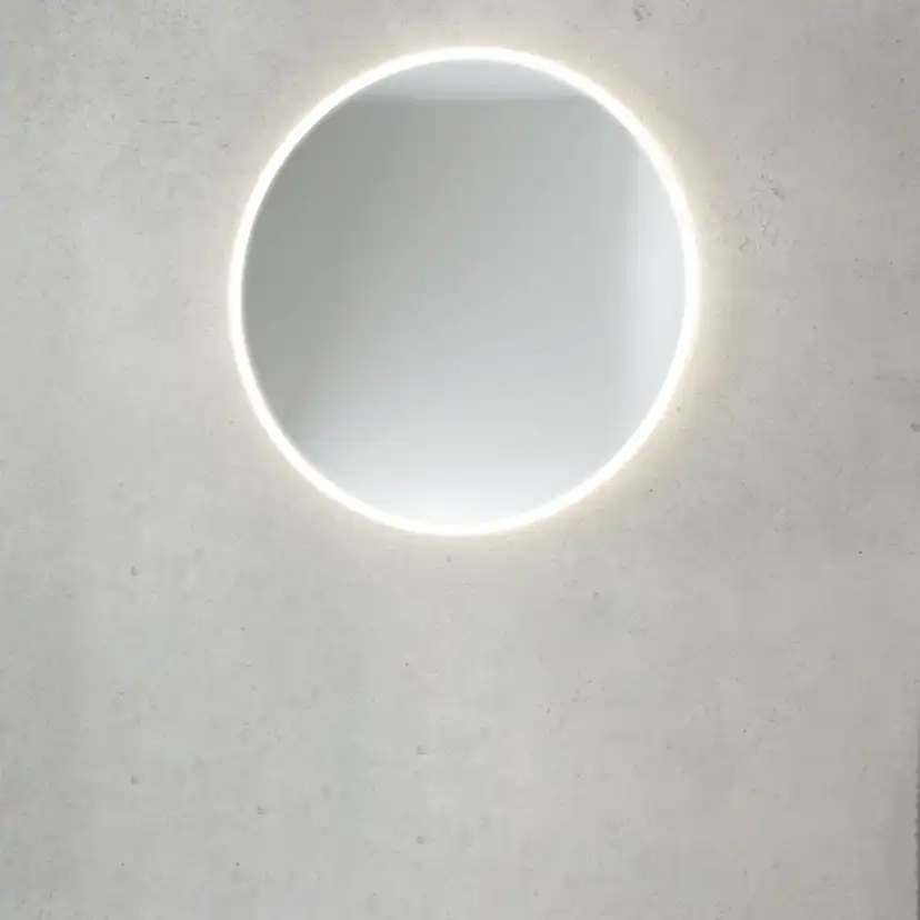 Spegel Hafa Store Rund LED