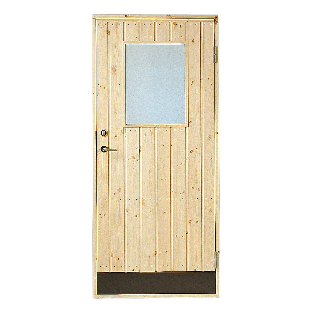 Förrådsdörr Jabo 10° Rak Glas