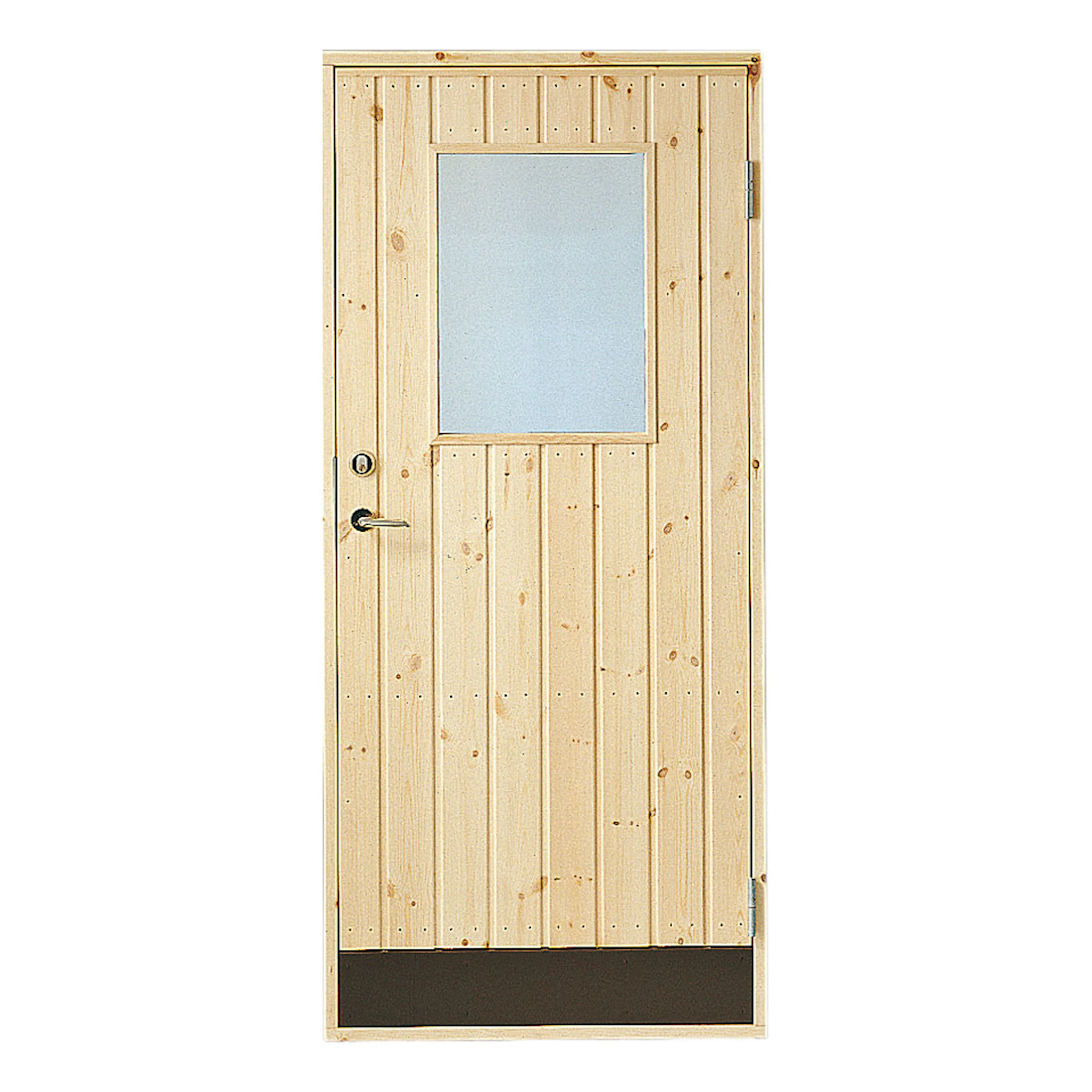 Förrådsdörr Jabo 10° Rak Glas