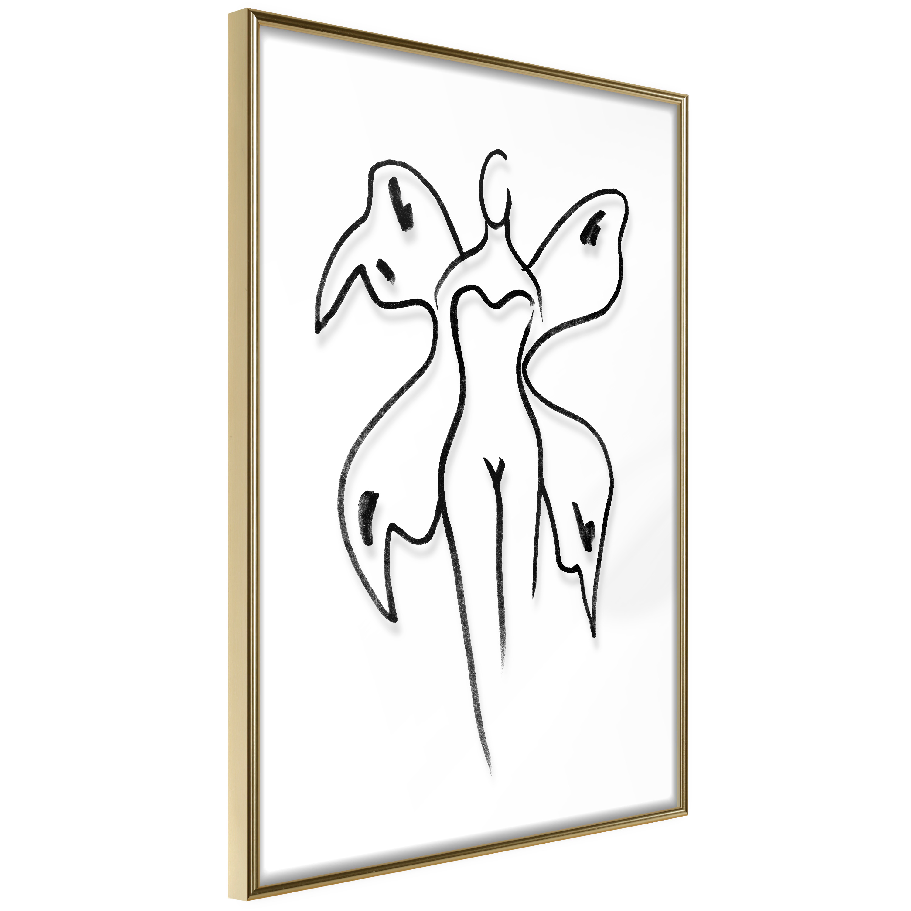 Poster Artgeist Affisch Butterfly Woman