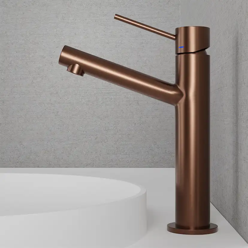 Tvättställsblandare Scandtap Steel Vector Medium