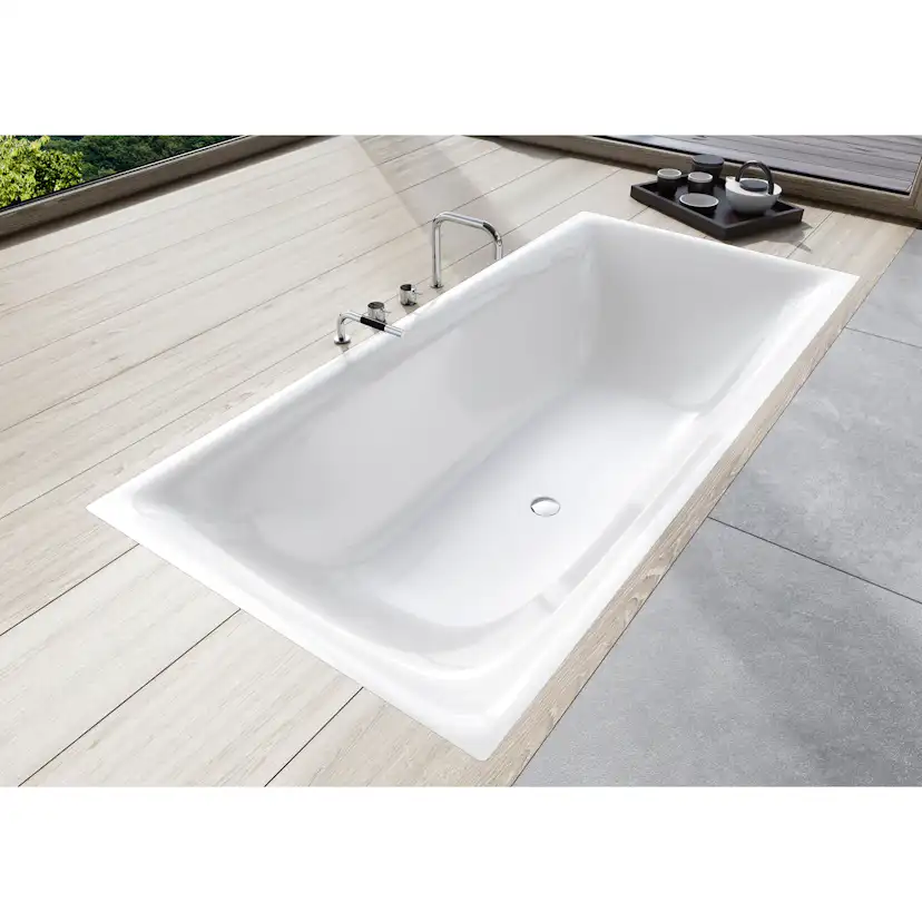 Inbyggnadsbadkar Kaldewei Silenio BxL: 800x1800 mm