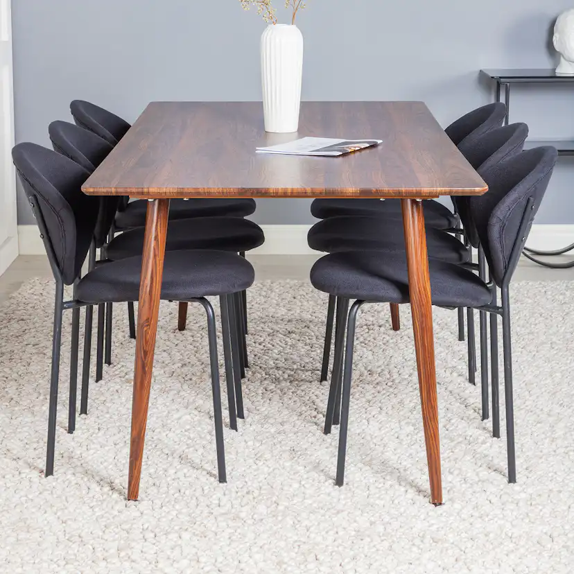 Matgrupp Venture Home Pobbie med 6 Valor Stolar
