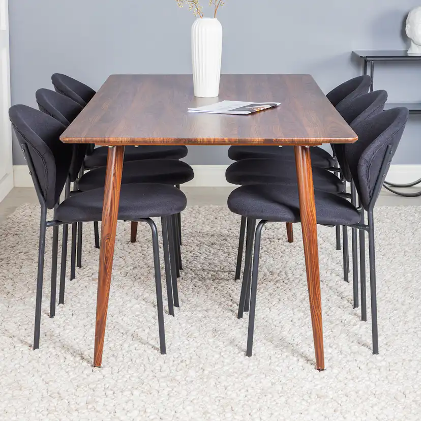 Matgrupp Venture Home Pobbie med 6 Valor Stolar