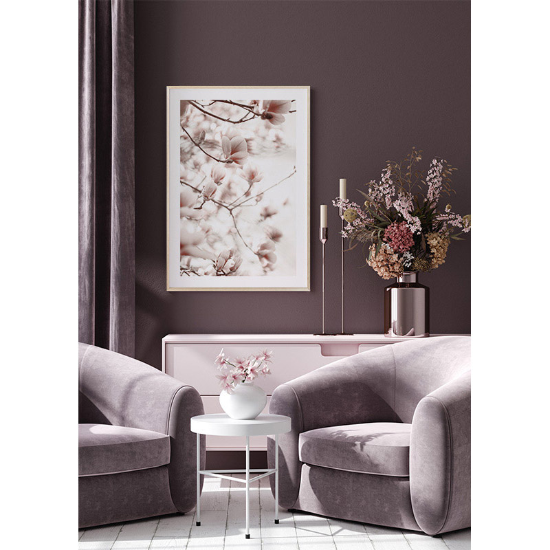 Poster Gallerix Pink Botanical Shades